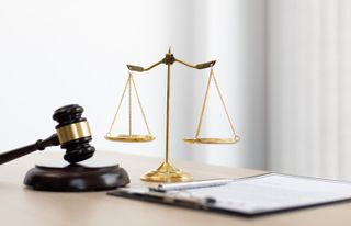 Une balance, symbole de justice